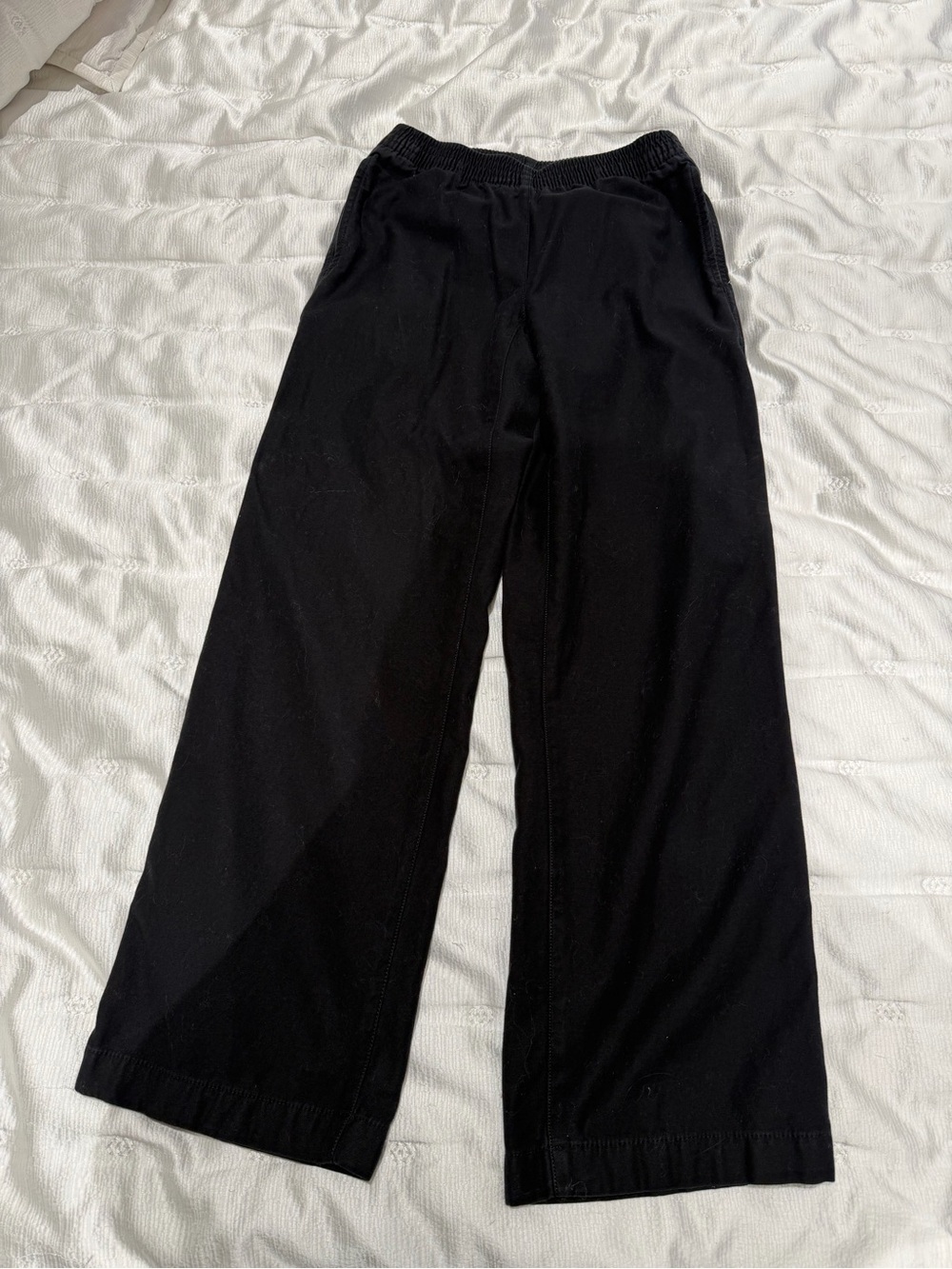 TNA Black Wide-Leg Pants 2xs